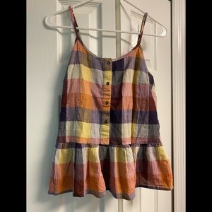 Universal Thread tank top size large plaid pattern.